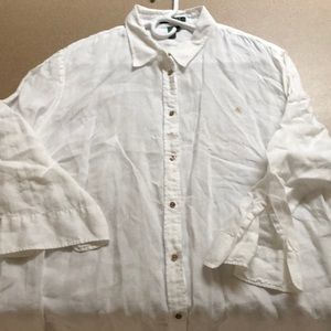 Ralph Lauren 100% linen button down shirt 3x